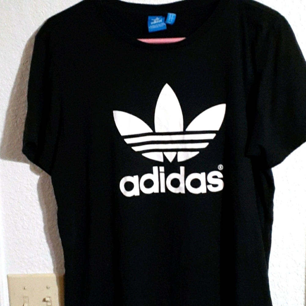 Shirt, t-shirt, Adidas, black, medium, like new